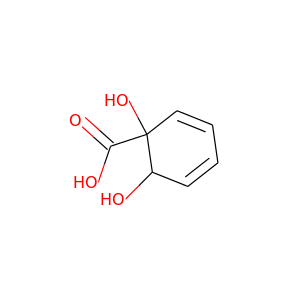 cis-1,6-dihydroxy-2,4-cyclohexadiene-1-carboxylic acid